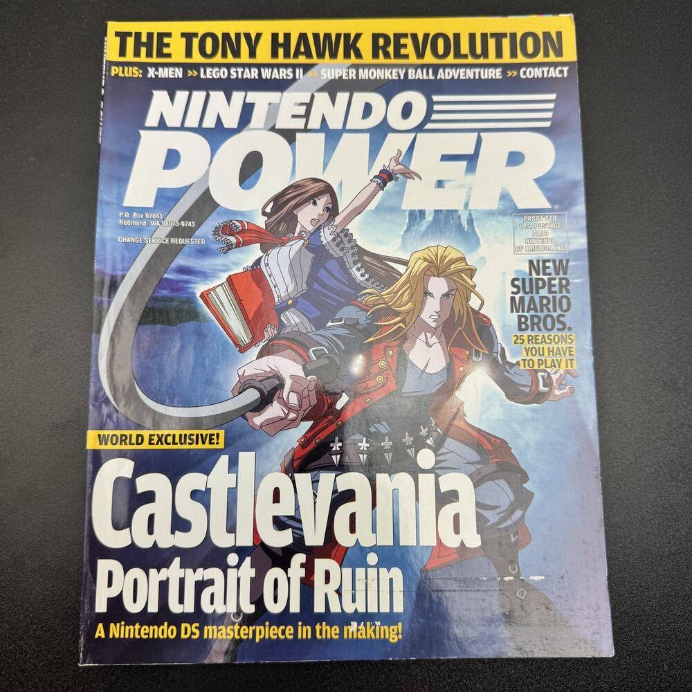 Nintendo Power Magazine Issue 209 November 2006 Castlevania New Super Mario Bros